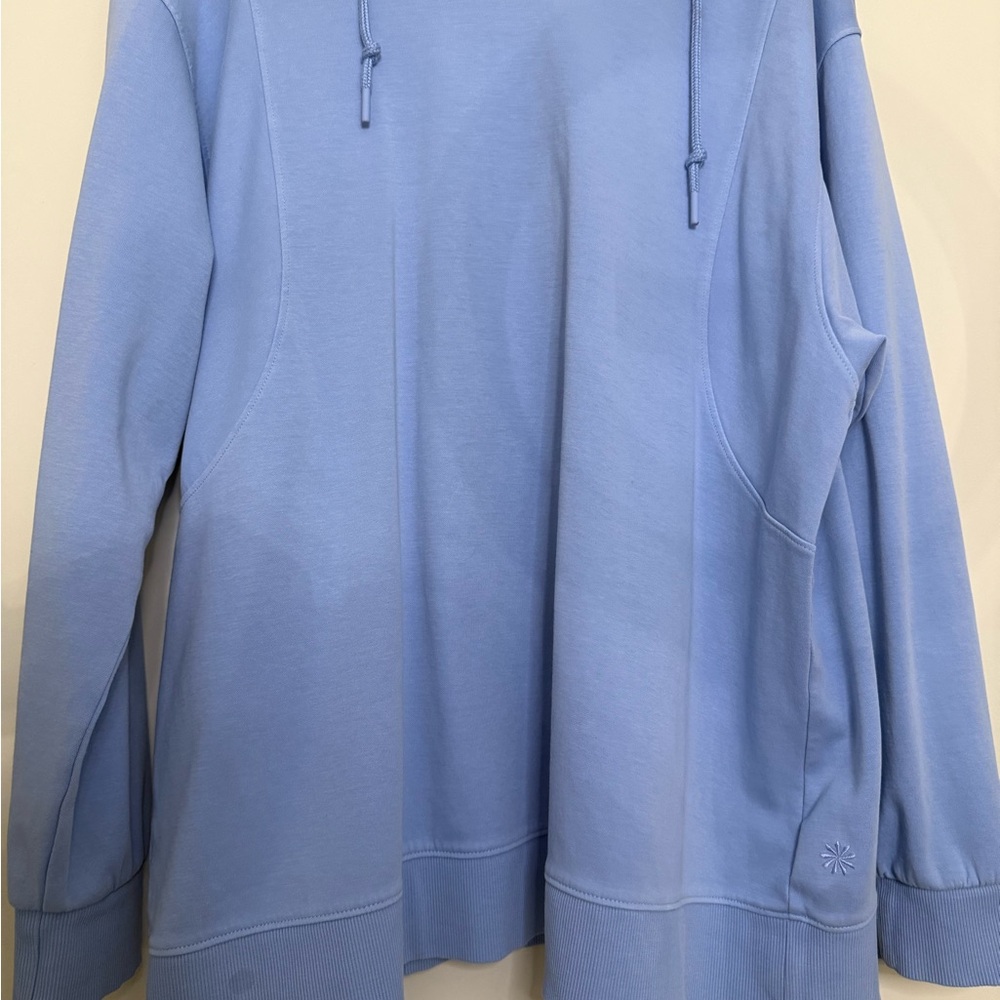 Athleta Blue Oversized Sweatshirt - Picture 3 of 8